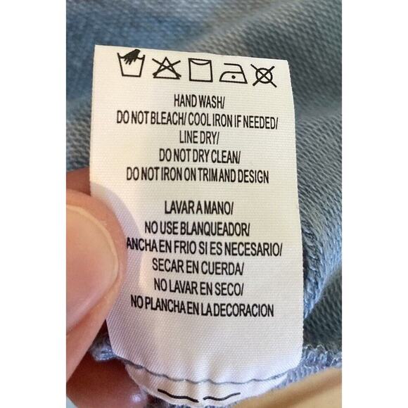 Thrive Societe Snap Shoulder Nursing Top Size Medium Women’s Blue - Picture 5 of 8